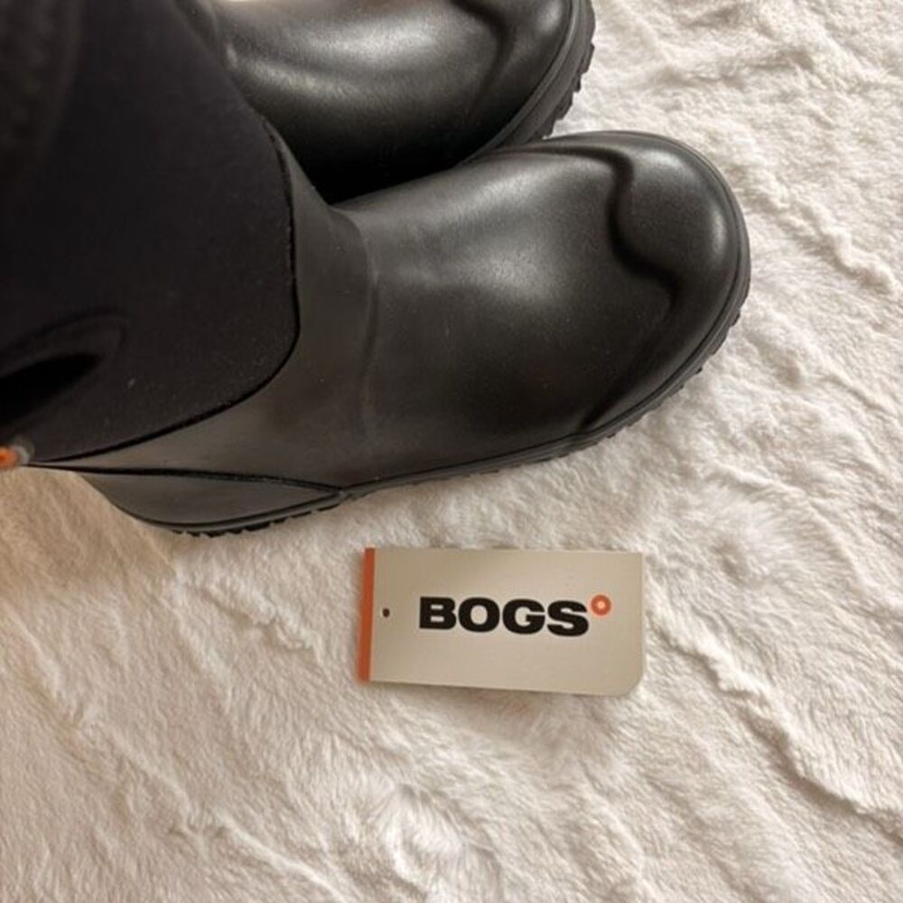 Black Kids Waterproof Bogs Youth Size 2